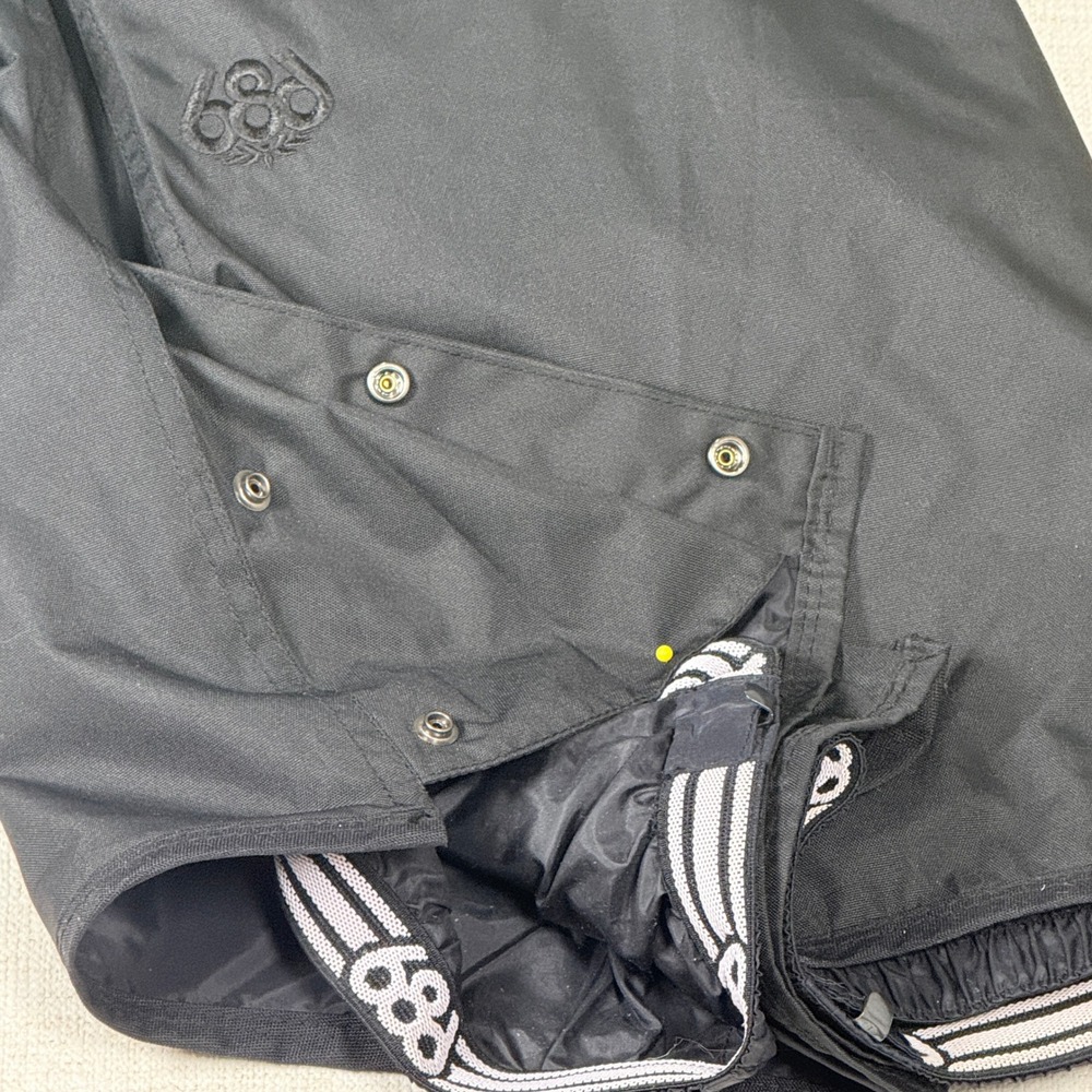 686 Snow Pants Men XL Black Excellent Authentic infiDRY Waterproof Cargo - Picture 8 of 10